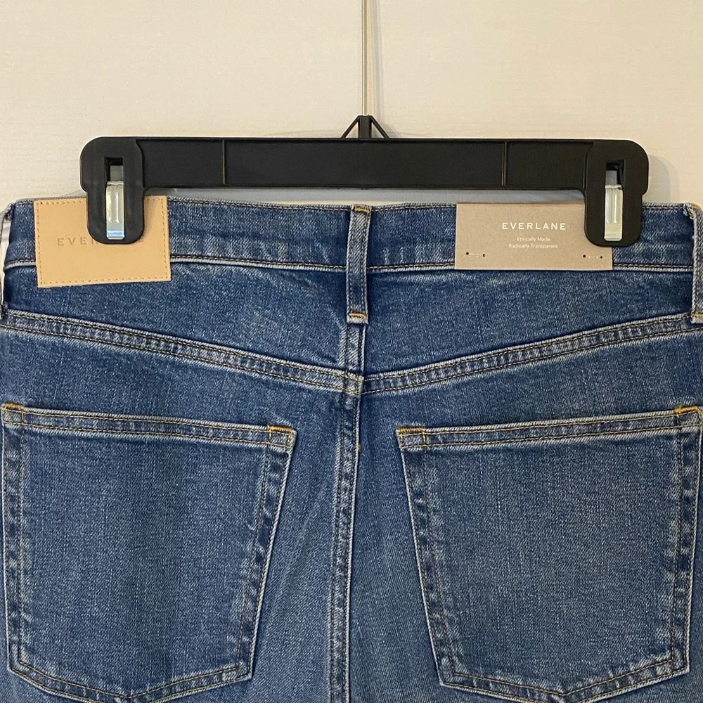 Everlane the cheeky straight jean size 28 vintage mid wash NWT - Picture 3 of 5